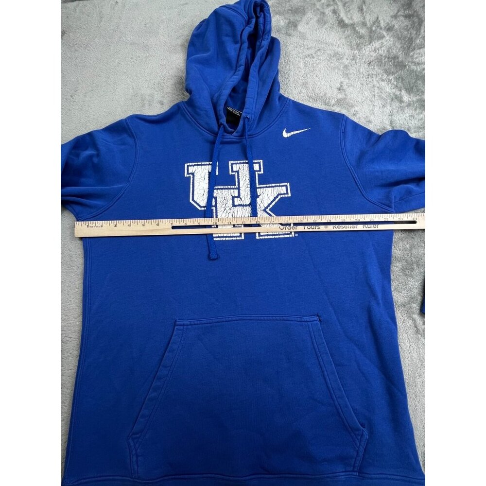 Kentucky Wildcats Hoodie Men Medium Blue Nike Pullover Logo Sweatshirt UK Gameda - Picture 7 of 12